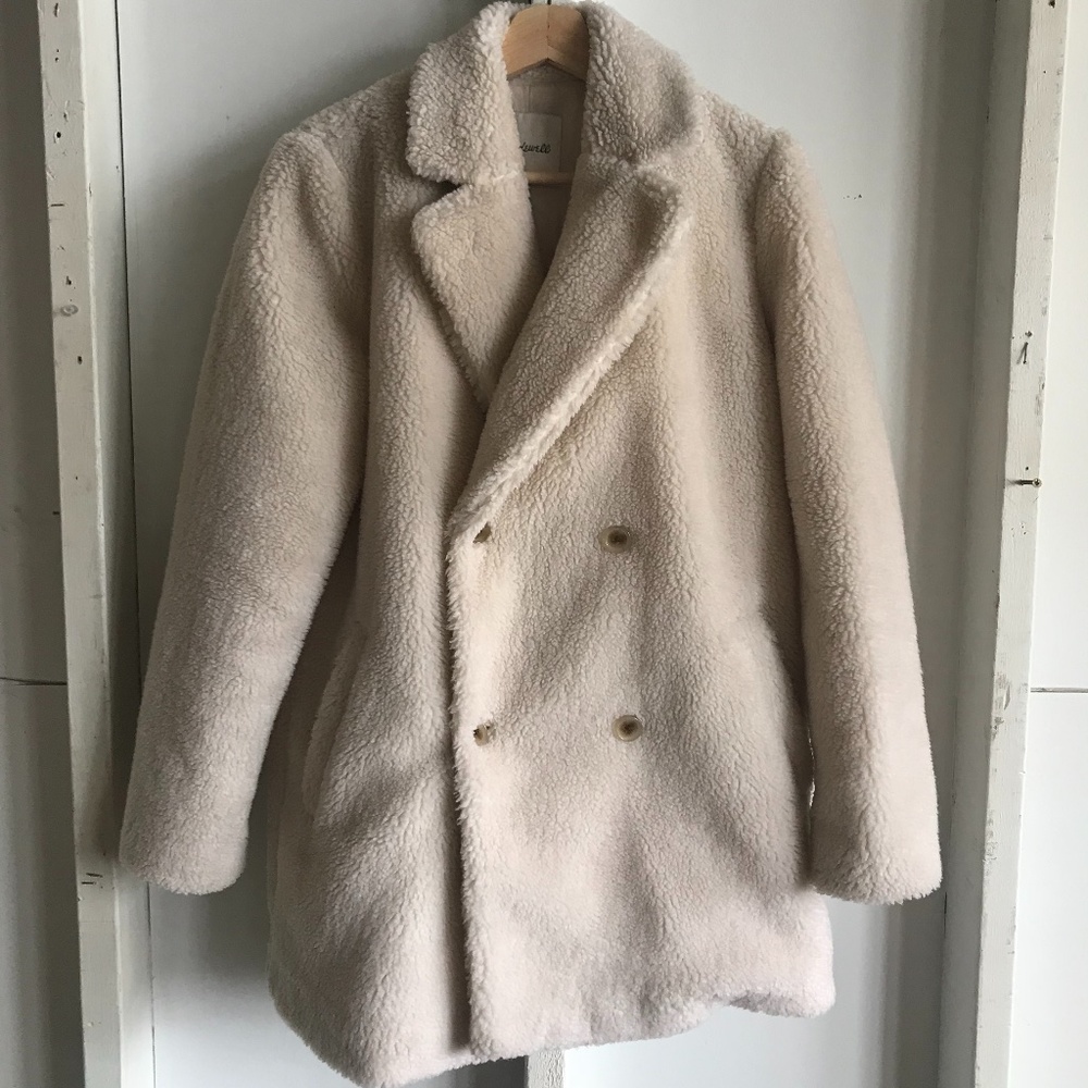 Madewell Sherpa Peacoat